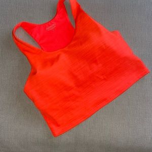 Athleta Ultimate Space Dye Crop Top/Sports Bra Size Medium